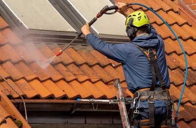 Démoussage et hydrofuge de toiture à Voimhaut